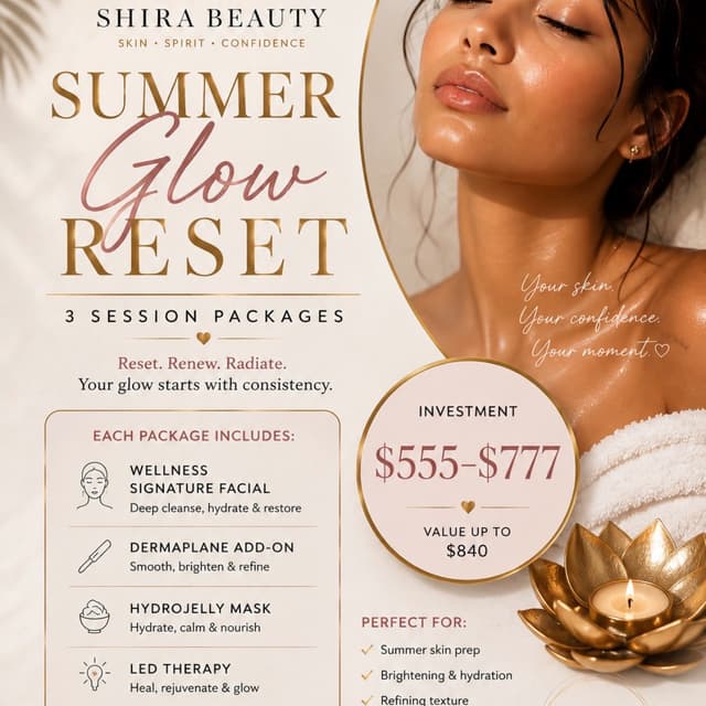 Summer Glow Reset at Shira Beauty in Old Bridge, NJ